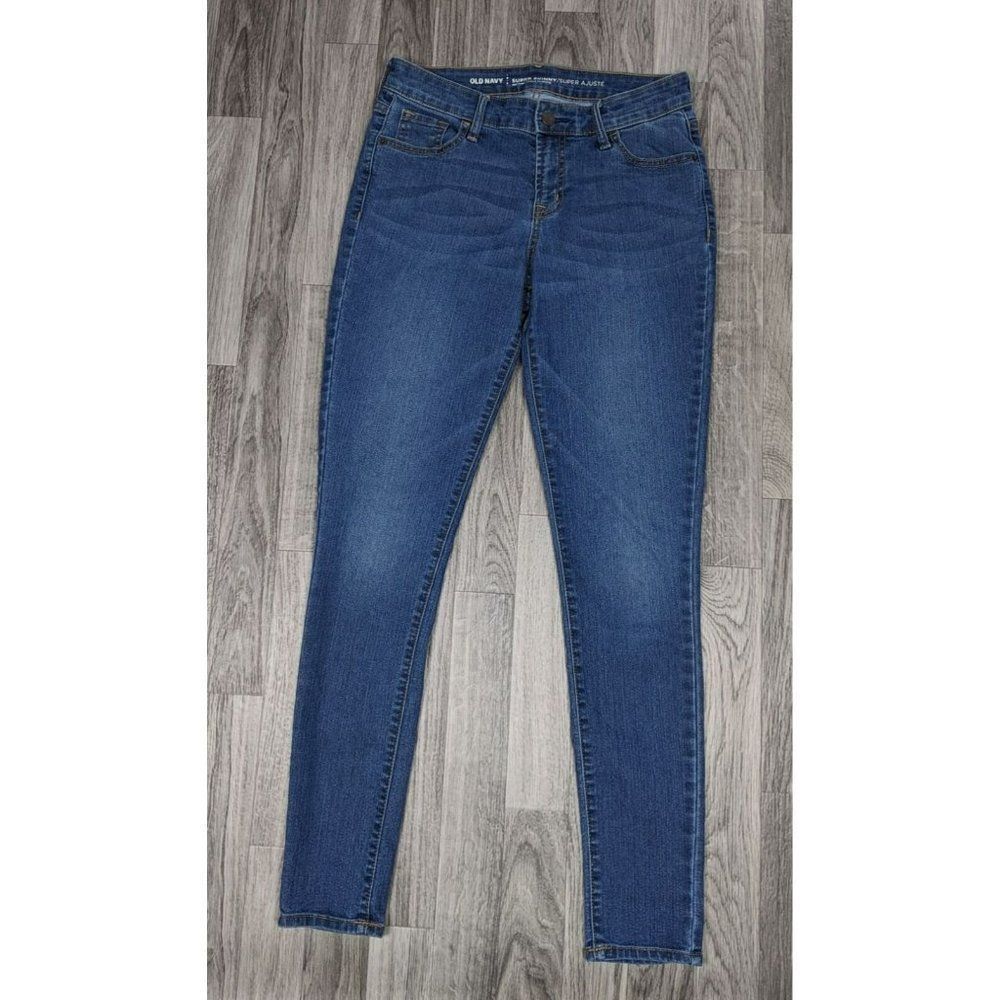 Old Navy Size 2 Regular Skinny Mid Rise Stretchy Medium Wash Denim Jeans